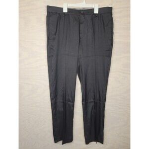 Tahari Performance Men's SZ 34 X 30 Stretch Slim Fit Pants Black Pockets NWOT